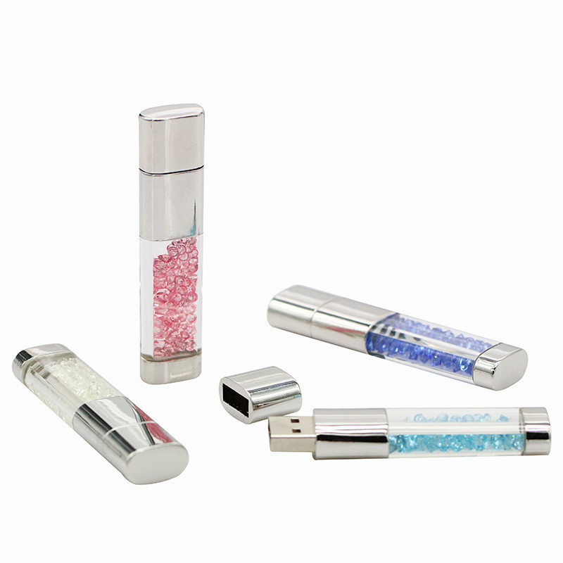 Fashion Jewelry Bling Shiny Crystal Diamond USB Flash Drive Storage Pen Disk Digital U Disk