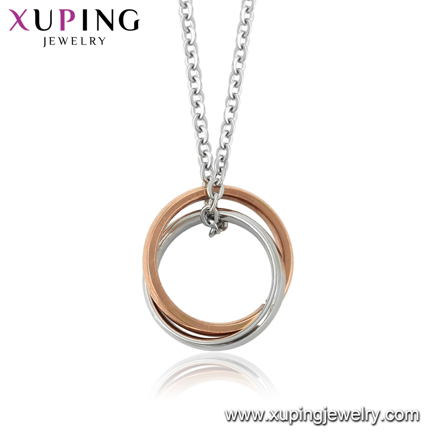 44294 Xuping Fashion Multicolor with Cylinder Adornment Necklace