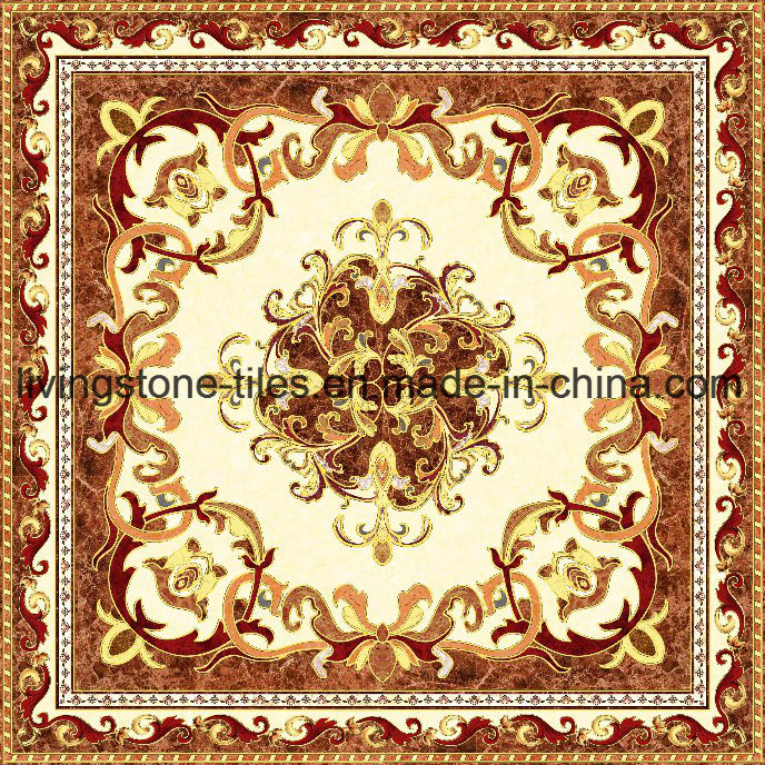 1200*1200mm Flower Design Puzzle Floor Tiles for Livingroom
