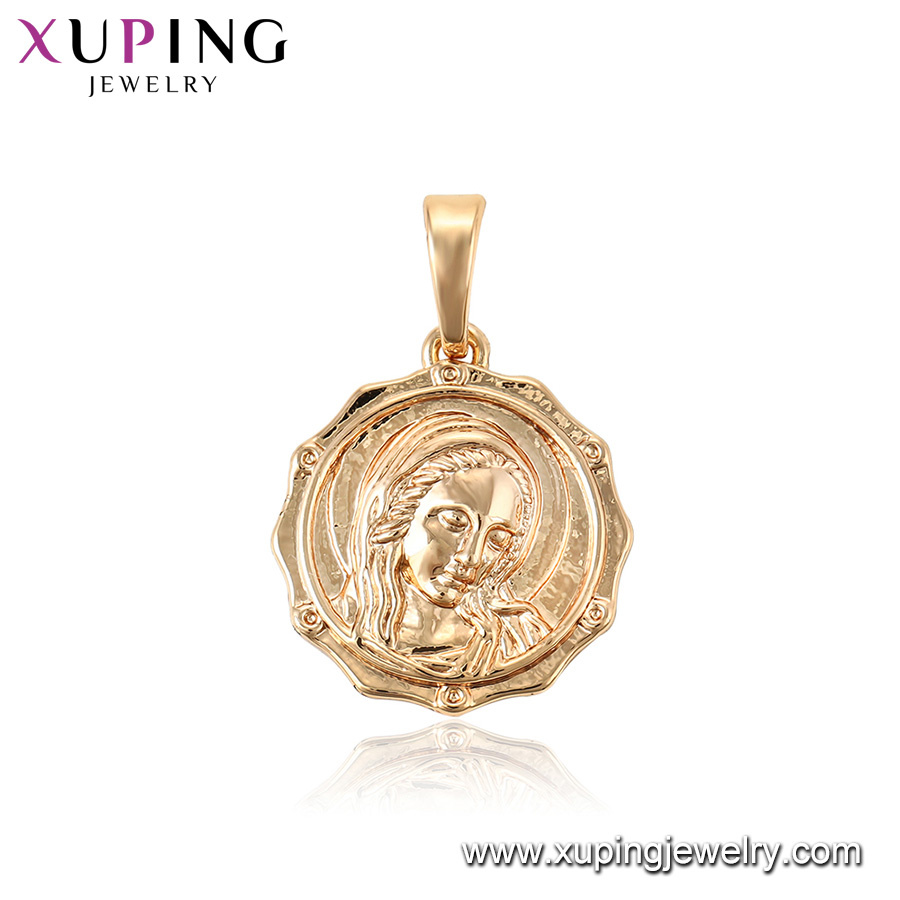 33571 Fashion 18K Gold Skeleton Jewelry Necklace Pendant in Heart Shaped