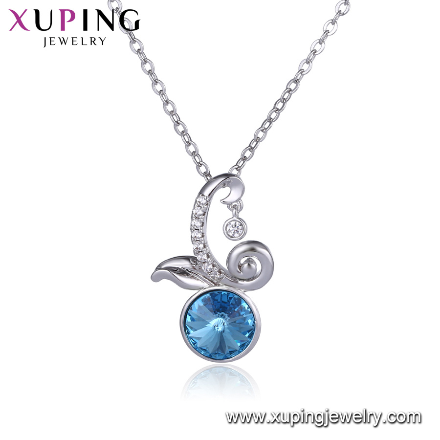 44344 Fashion Imitation Jewelry Pendant Necklace Crystal From Swarovski Elements Jewelry