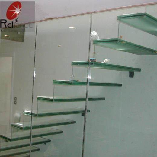 Building Glass Wall/Stairs 10mm Clear Float Tempered Glass