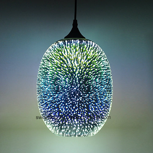 Decorative Indoor Light 2017 New 3D Hanging Pendant Lamp