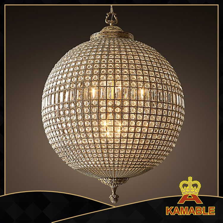 Hotel Project Crystal Ball Chandeliers (UR183)