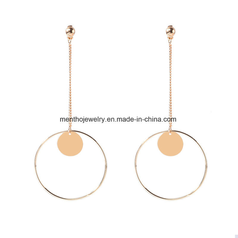 Fashion Sexy Female Jewelry Copper Ring Sequins Earrings