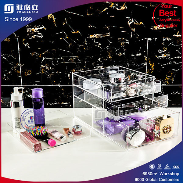 Office Storage Box Clear Acrylic Makeup Organizer