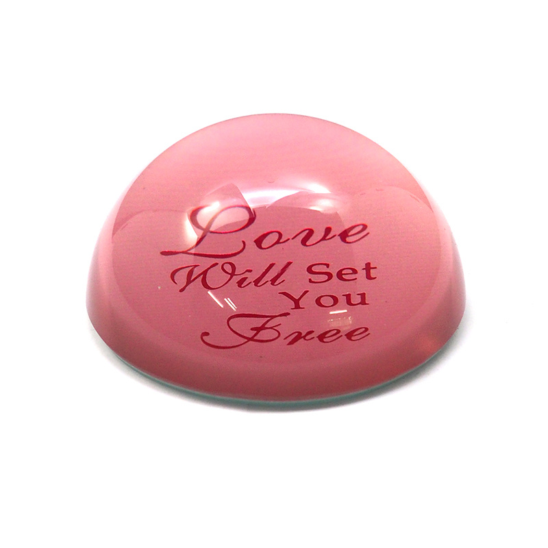 Custom Cheap Gift Items Crystal Souvenir Paperweight Hx-8409
