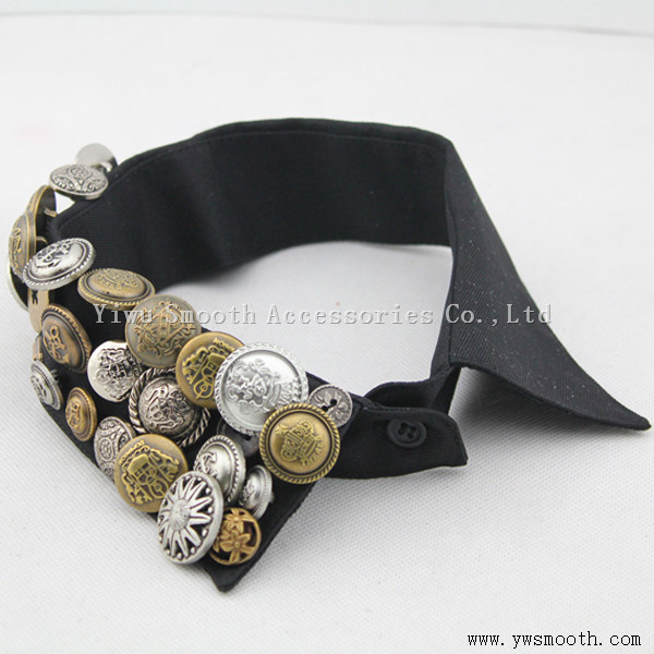 Detachable Button Decorate Collars Clothes Appliques Dress Garment Accessories