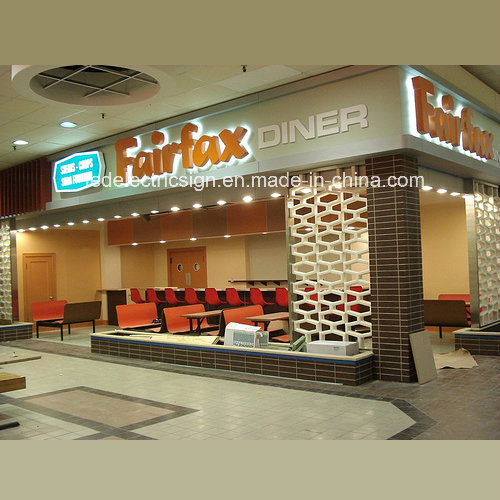 Outdoor Water Proof 3D Acrylic Letters LED Sign Baord for Shop Name Company Name