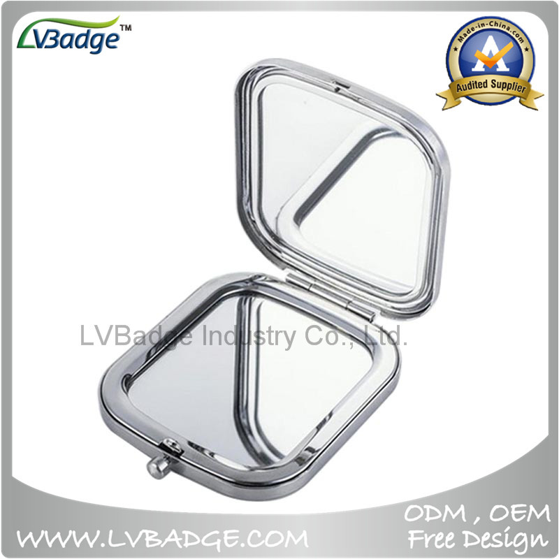 Metal Decorative Compact Mirror for Advertisement