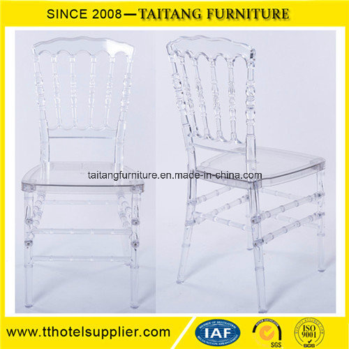 Hotel Transparent Clear Napoleon Wedding Banquet Chair