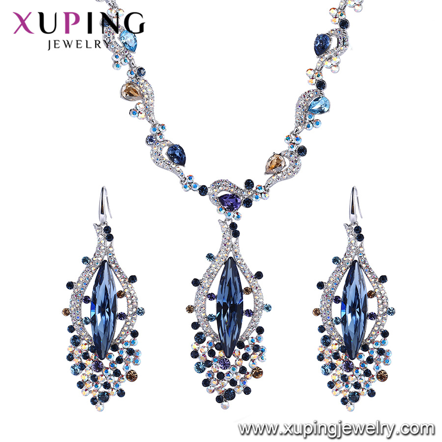 Set-43 Xuping Gorgeous Women Accessories Jewelry Crystals From Swarovski Jewelry 2-Piece Sets