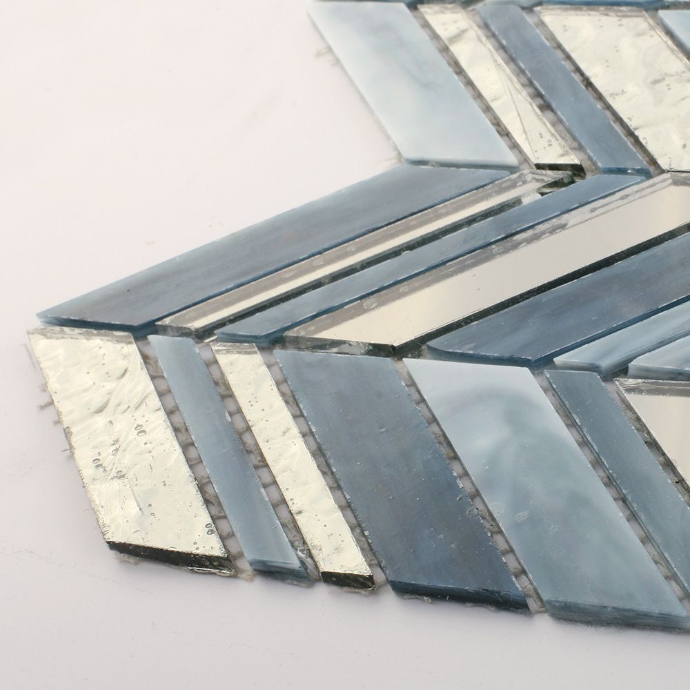 Flower Patterned Italian Design Stained Glass Mosaic Tile for Sale