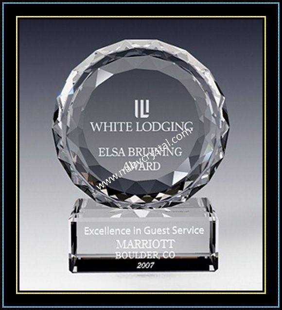 Crystal Award Plaques/Trust Award 5