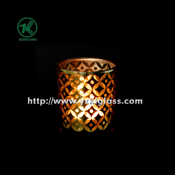 Glass Candle Votive (*6.5*7*. 8)