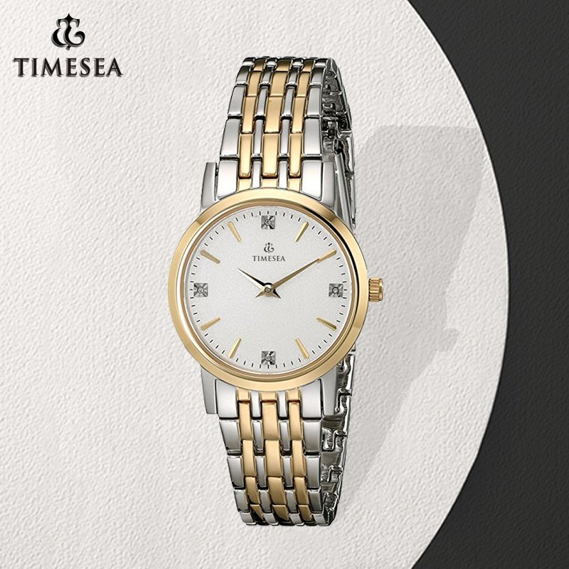Stainless Steel Watch Bangle Watch Lady Dress Rhinestone Quartz Watch71211