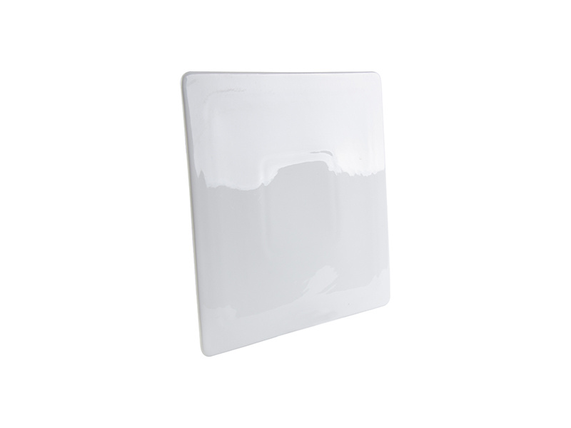 Flat Square Ceramic Plate (9