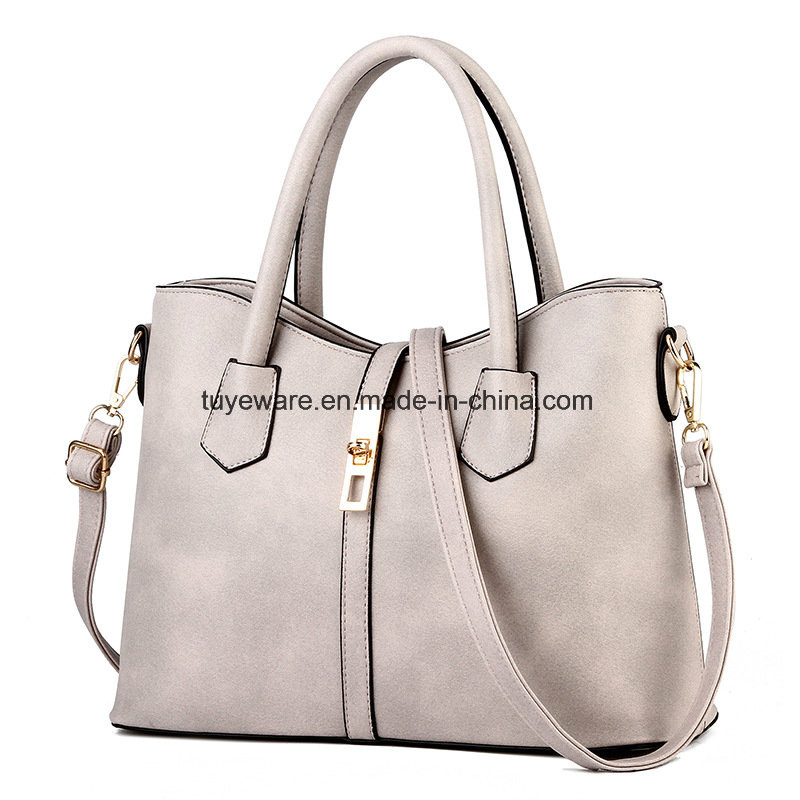Women PU Fashion Evening Leather Hand Bag Designer Lady Handbag (FTE-038)