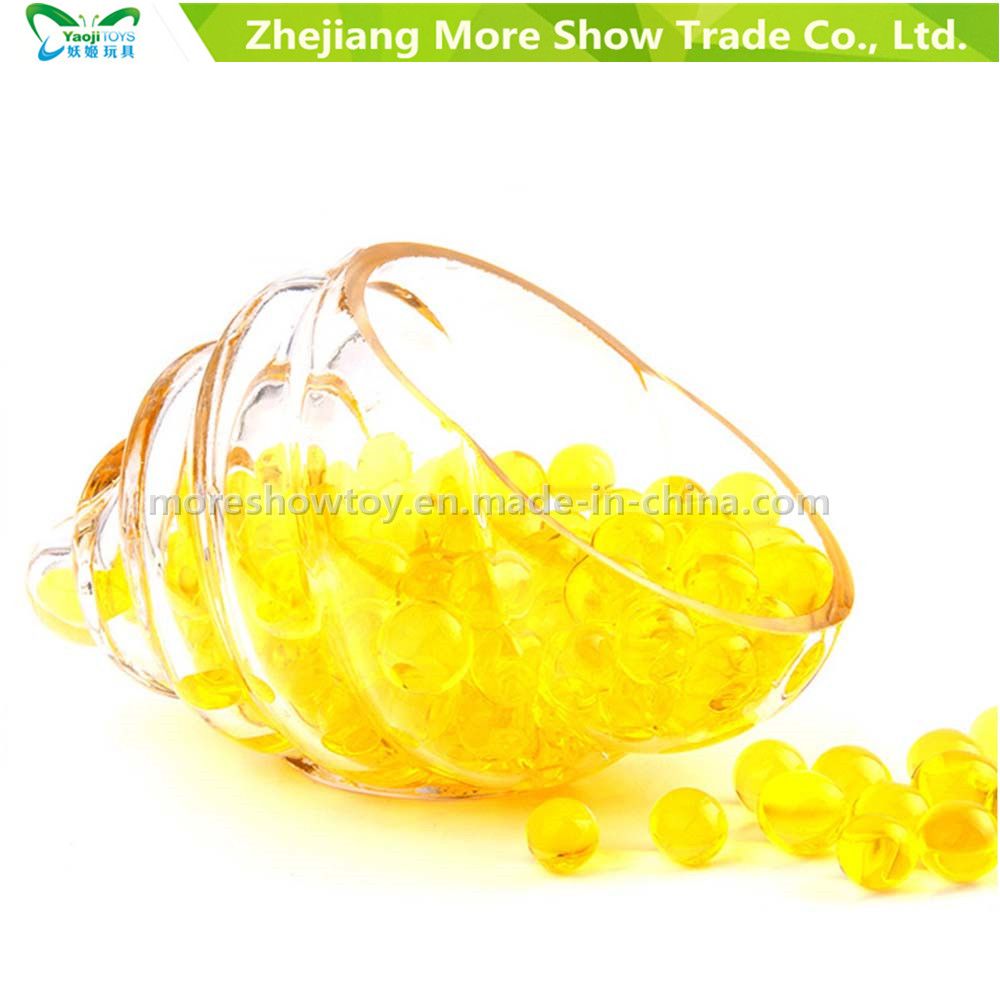 Water Bullet Balls Gun Pistol Toys Yellow Crystal Soil Beads