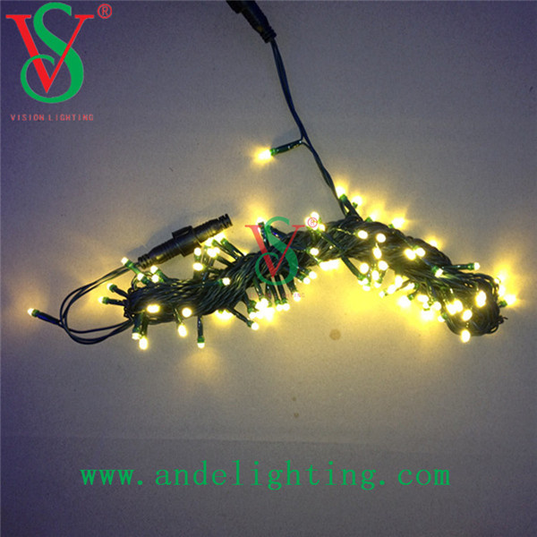 PVC Wire Christmas Tree Decorations LED String Lights Outdoor Use