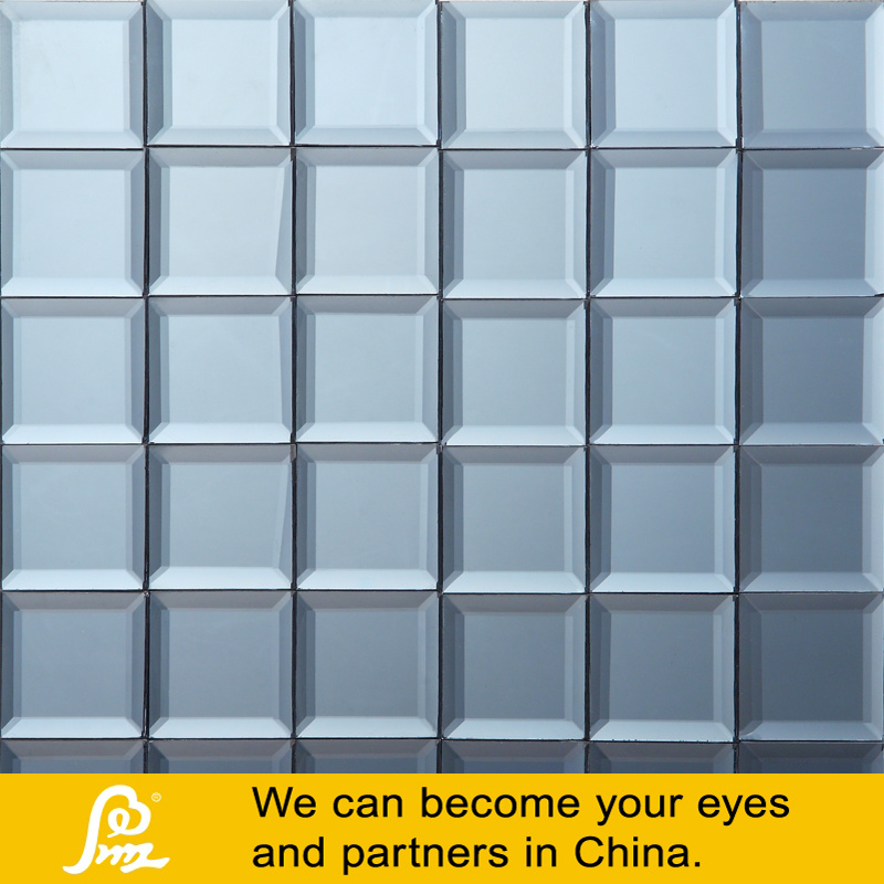 Glass Mosaic with Mirror Design (J01)
