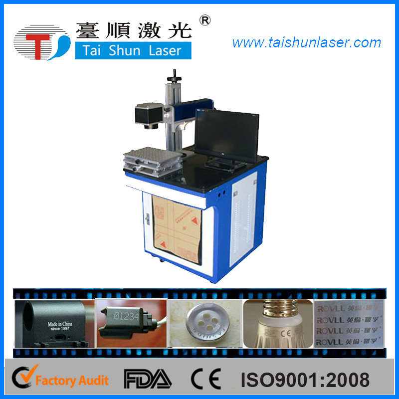 Rotary System Fiber Laser Marking Machine for Pen, Ring, Bracelet