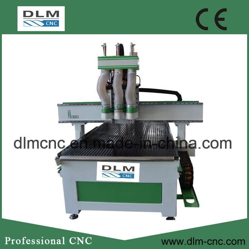 3 Spindles 1325 CNC Woodworking Machine