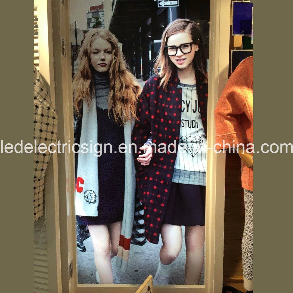 Window Display for LED Apparel Merchandising