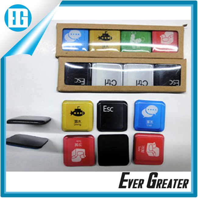 Customized 3D Dome Sticker in Keyboard Shape