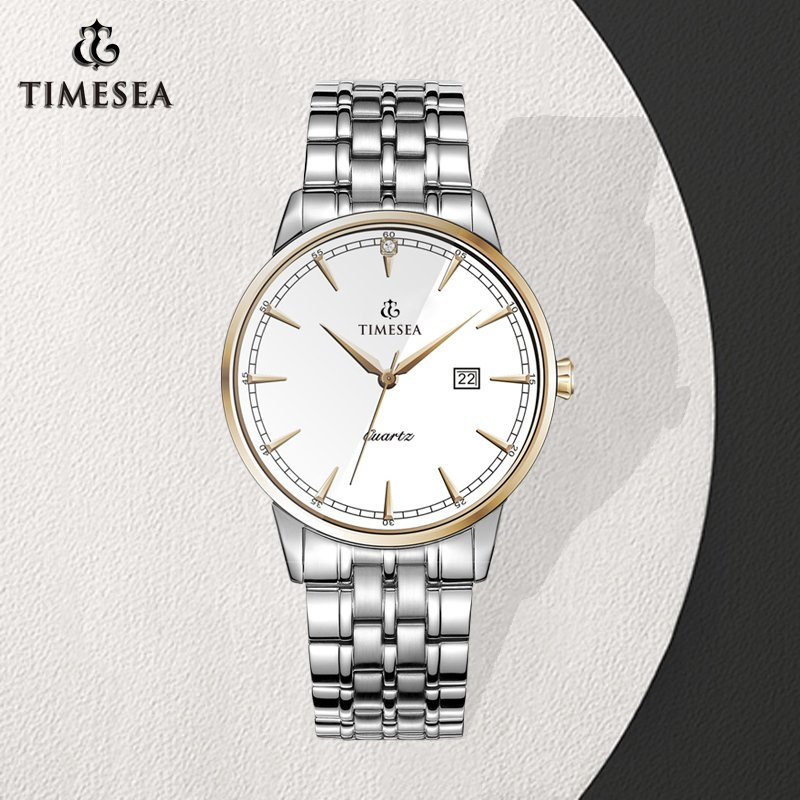Men Steel Display Analog Quartz Watch Wrist Watch 72640