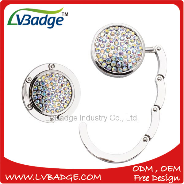 Custom Metal Foldable Crystal Bag Hanger