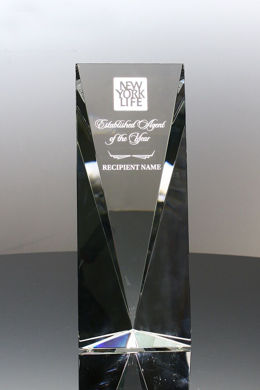 Optic Crystal Beveled Panel Award for Recognition Ideas (#5669--10