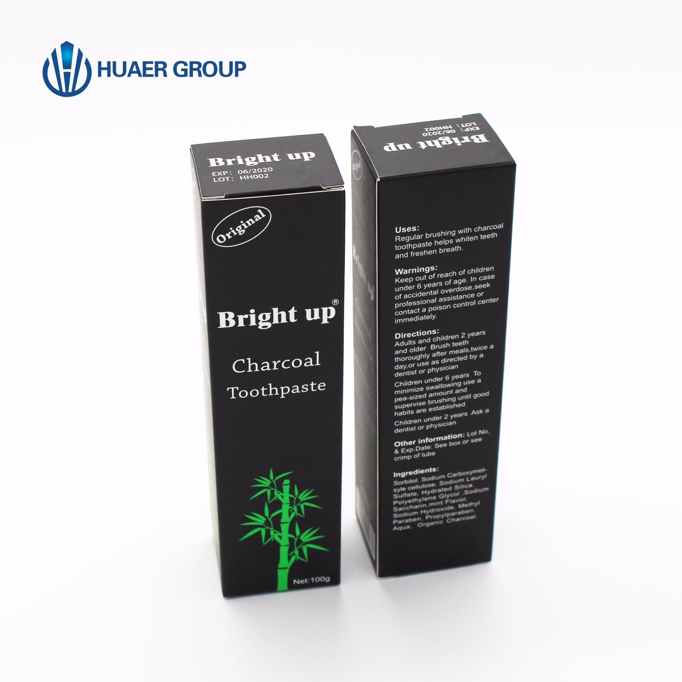 Bright up Coconut Activated Bamboo Charcoal Toothpaste