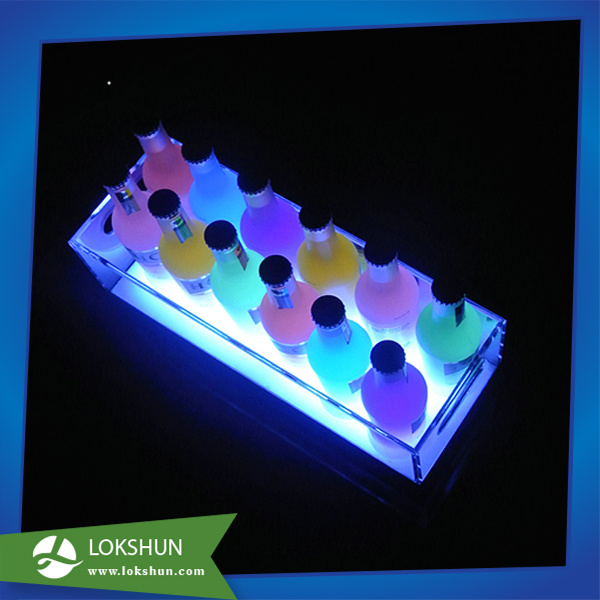 Countertop Wine Display LED Light Liquor Display Stand