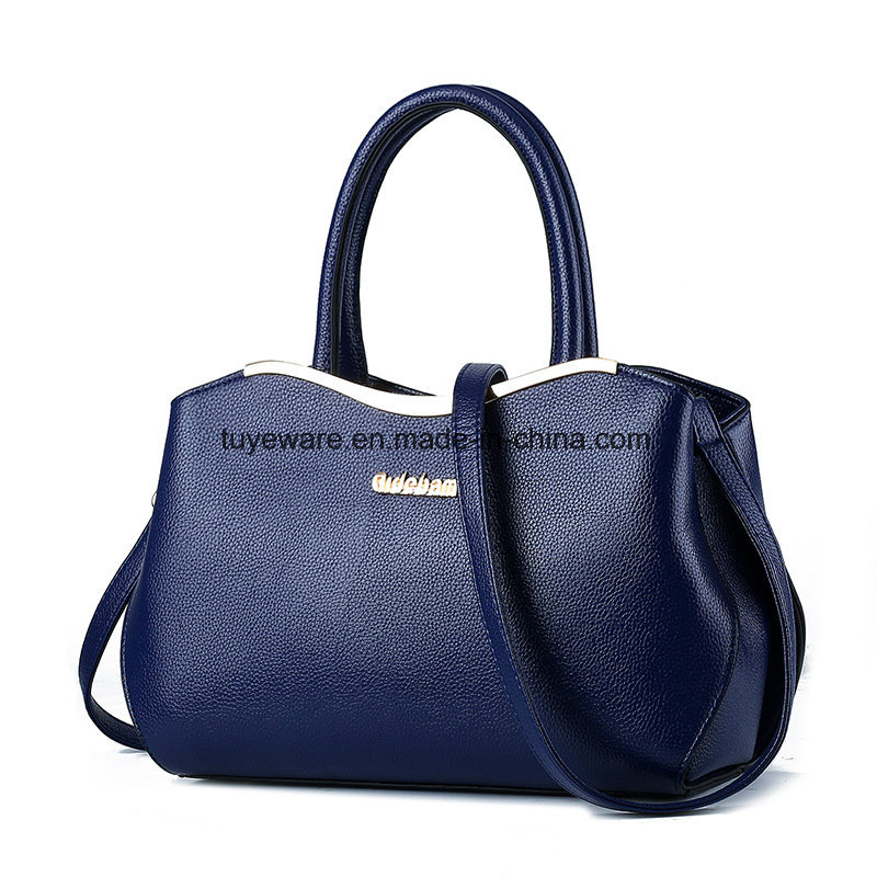 Women PU Fashion Evening Leather Hand Bag Designer Lady Handbag (FTE-051)