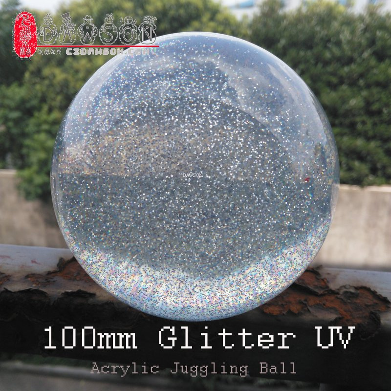 Dsjuggling Glitter UV Acrylic Contact Magic Juggling Ball (50-200mm for Select)