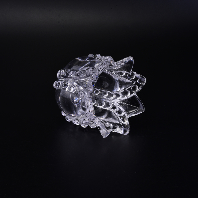 Luxury Candle Jar with Diamond Pattern