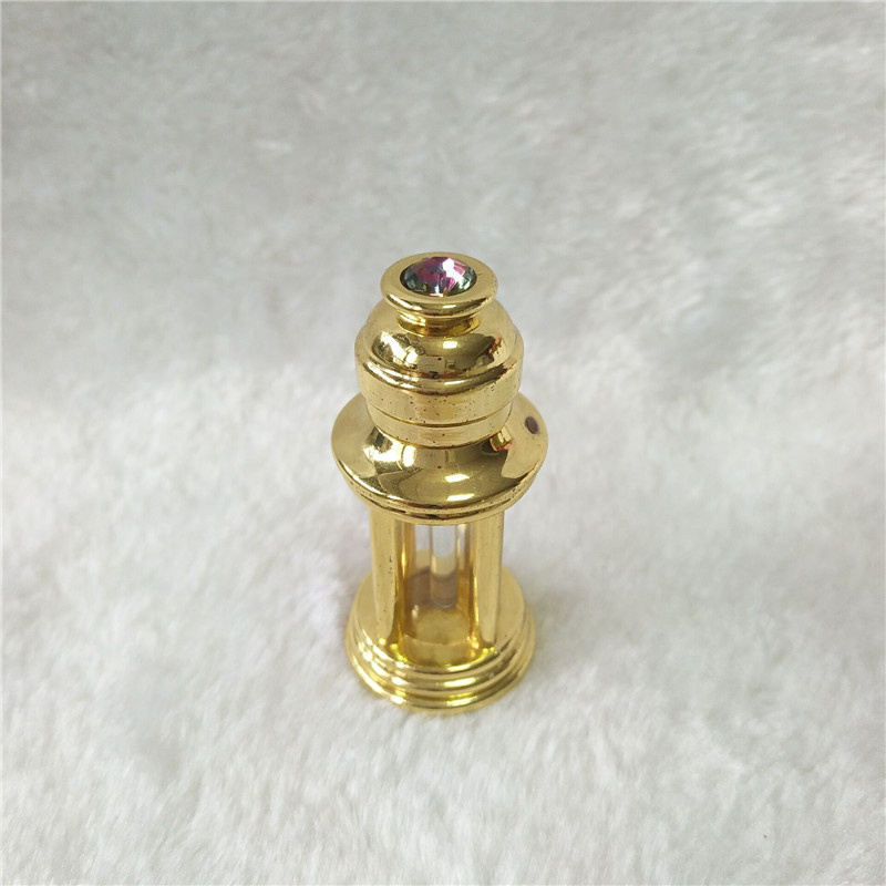 3ml 6ml 12ml Travel Metal Crystal Middle East Perfume Bottle for Perfume Mpb-17