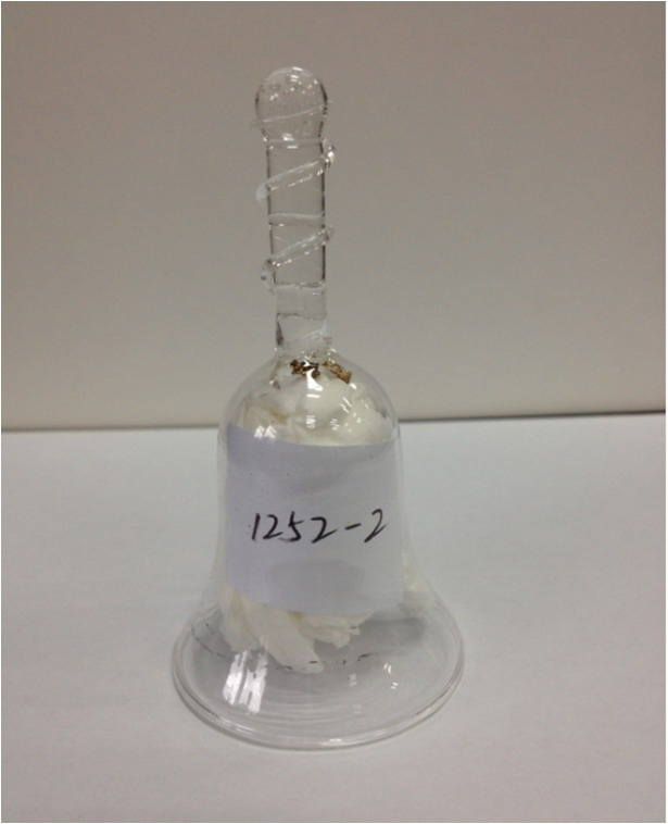 Plain Design Clear Color Glass Bell for Decoration