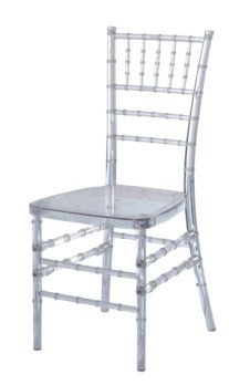Clear Resin Chiavari Chair in Crystal Color