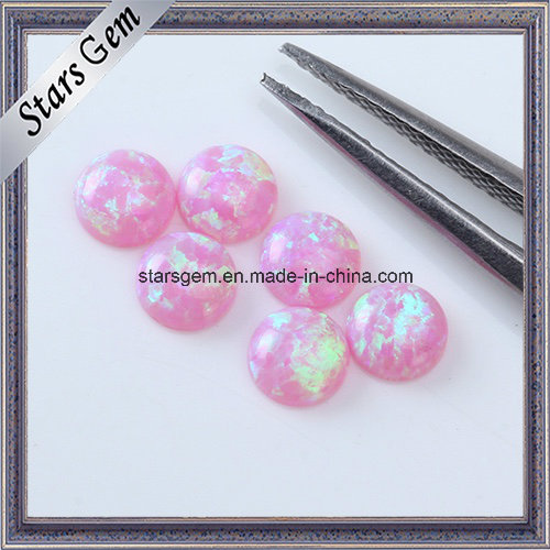 Lab Created Loose Gemstones Created/Synthetic Opal Round