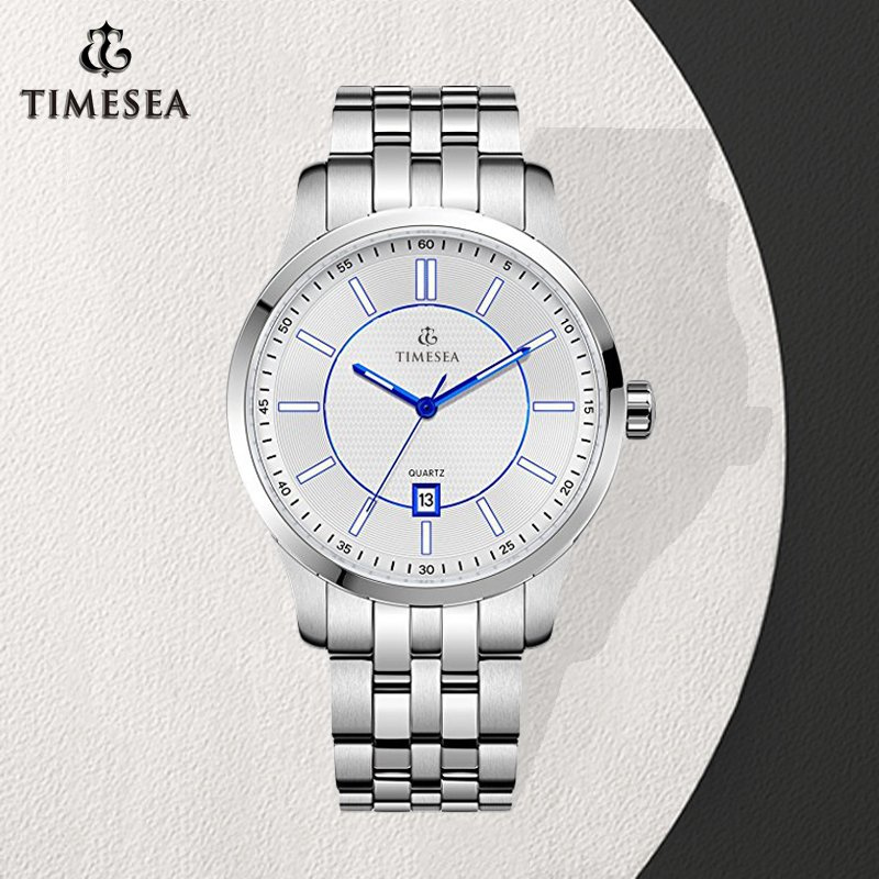 OEM Fashion Waterproof Quartz Watch Stainless Steel Calendar Man Watches72469