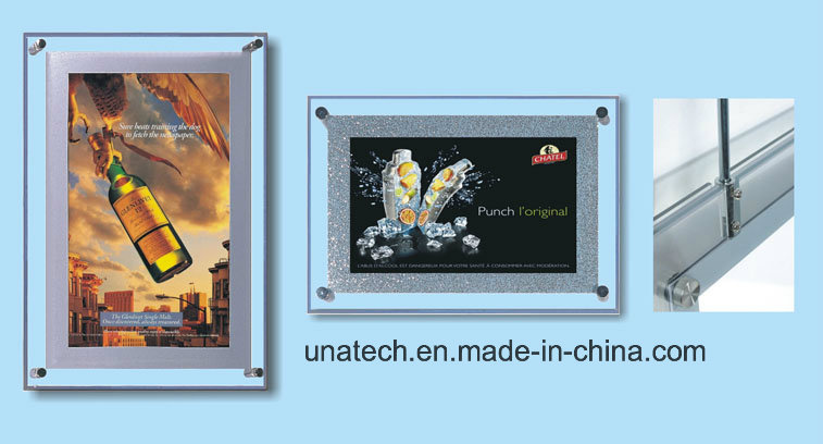 Advertising Banner Display Acrylic Crystal LED Light Box
