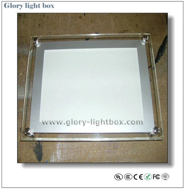 Single Side Delicate Advertising Crystal Light Box