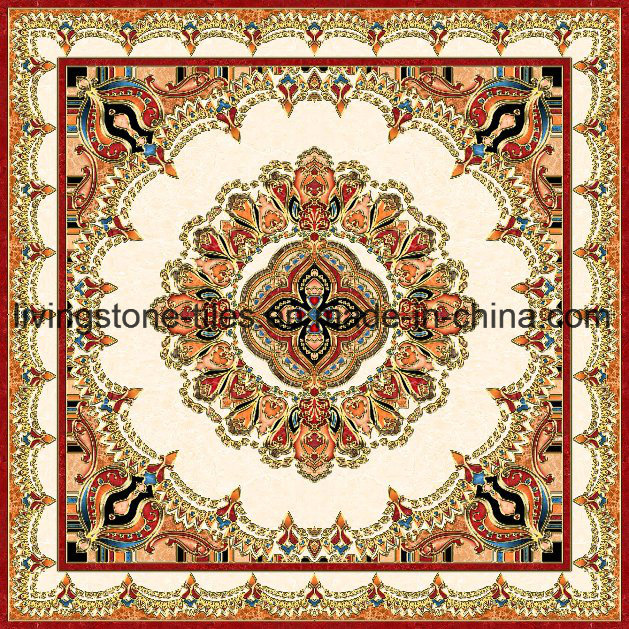 Muslim Style Carpet Design Puzzle Flooring Tiles for Home