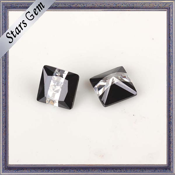5mm Square Shape Multi-Color Cubic Zirconia Gemstone