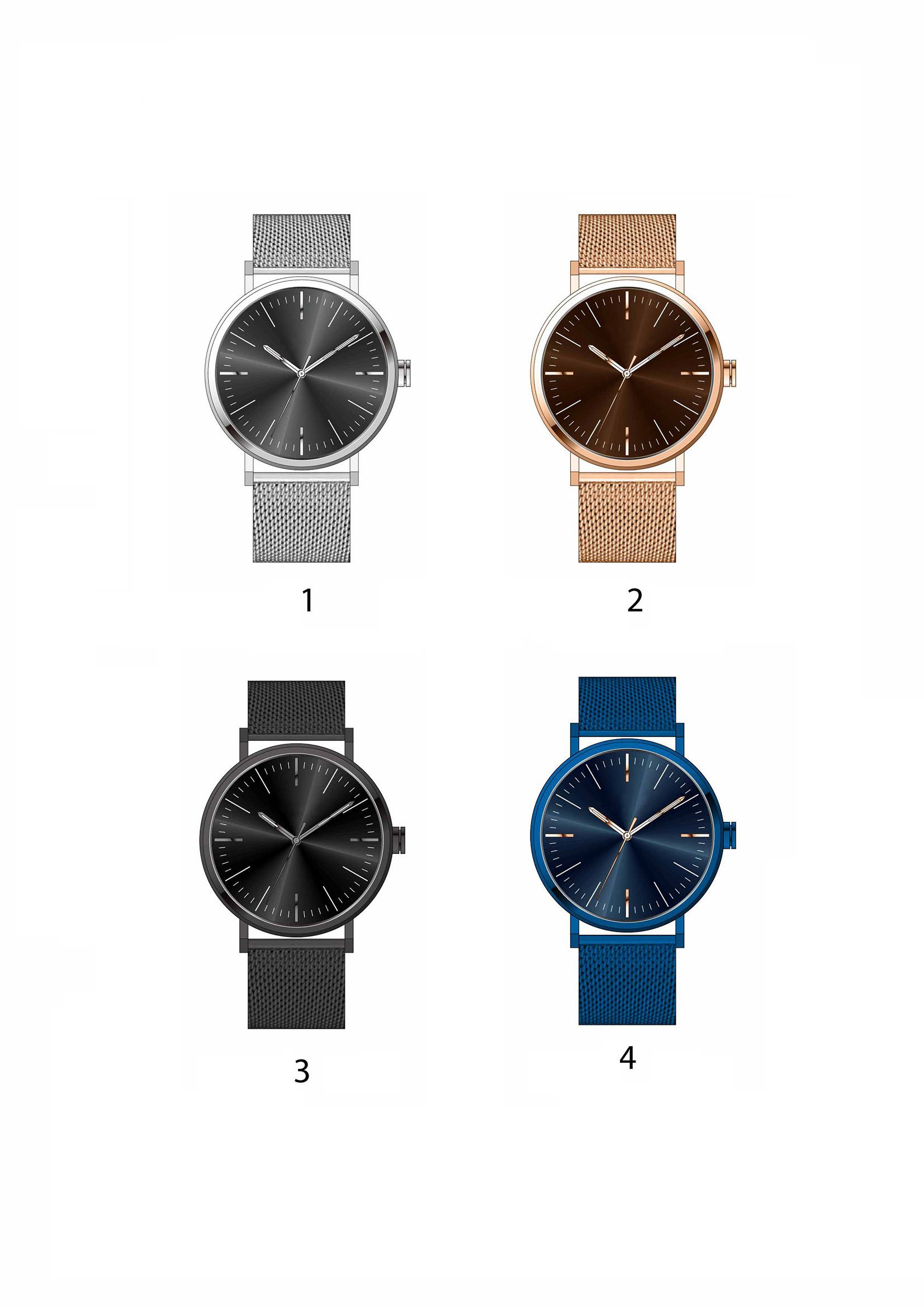 Elegant Quartz Whatch Woman Crystal Bezel Watch