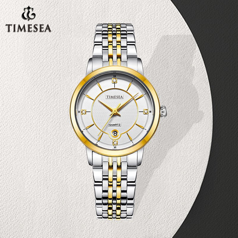 New Fashion Diamond Jewelry Stainless Steel Ladies Wrist Watch 71178