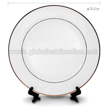 Sublimation White Ceramic Plates with Heat Press Printing