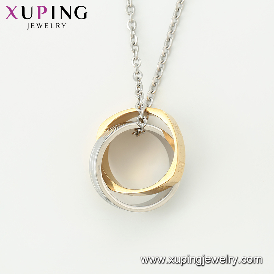 44299 Fashion Necklace Jewelry, Simple Necklace New Design for Women, Multi Color Plated Necklace